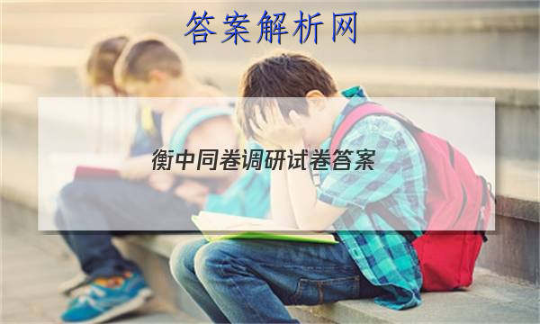 「2023衡中同卷调研试卷答案 」衡中同卷调研卷文科数学