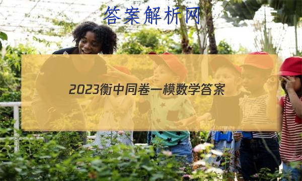 「2023衡中同卷一模数学 答案」衡中同卷全国押题卷2023二数学