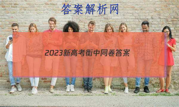 「2023新高考衡中同卷 答案」衡中同卷专题卷2023