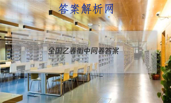 「2023全国乙卷衡中同卷 答案」衡中同卷山东专版答案