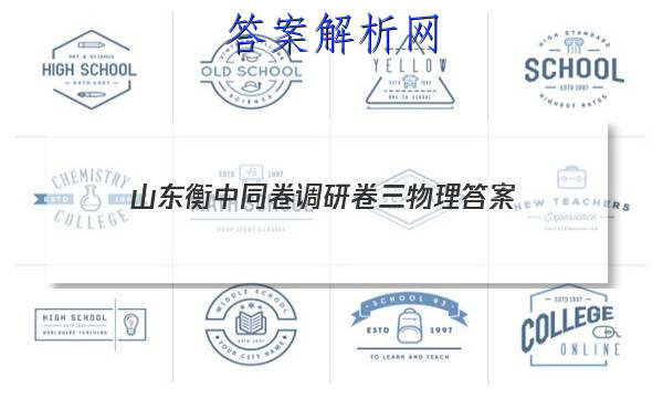 「2023山东衡中同卷调研卷三物理 答案」衡中同卷3答案