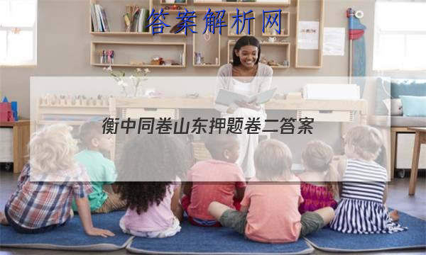 「2023衡中同卷山东押题卷二 答案」衡水同卷山东押题卷