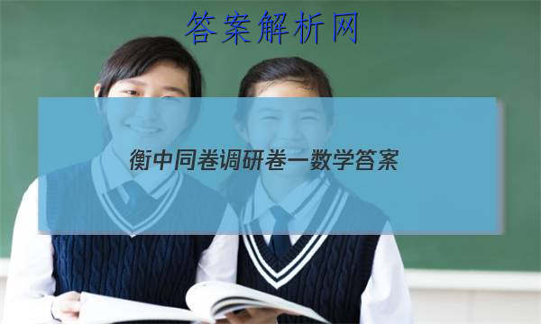 「2023衡中同卷调研卷一数学 答案」衡中同卷理科数学