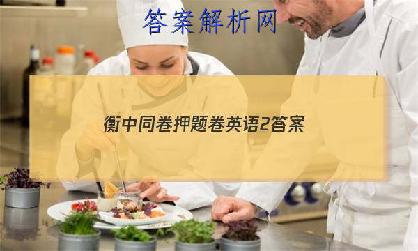 「2023衡中同卷押题卷英语2 答案」衡中同卷二轮专题卷英语答案