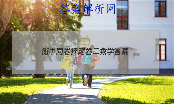 「2023衡中同卷押题卷三数学 答案」衡中同卷押题卷三数学答案