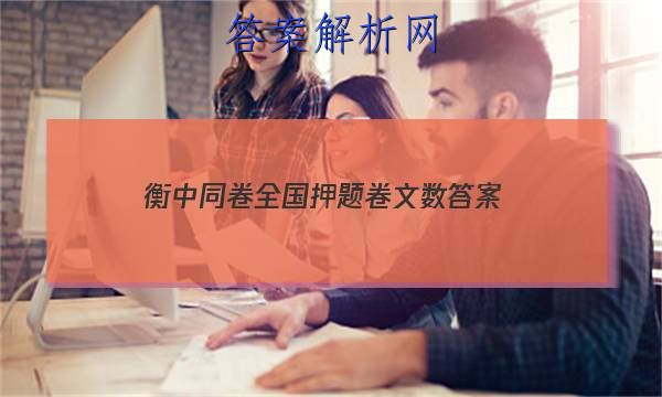 「2023衡中同卷全国押题卷文数
答案」衡中同卷押题卷新高考