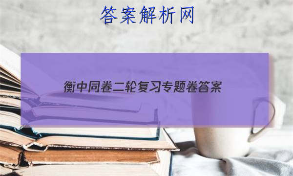 「2023衡中同卷二轮复习专题卷 答案」衡中同卷高三二轮专题卷
