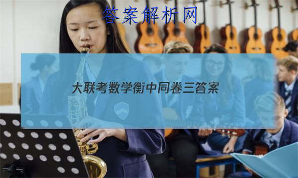 「2023大联考数学衡中同卷三 答案」衡中同卷二轮专题答案