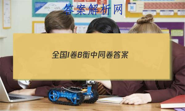 「2023全国I 卷B 衡中同卷 答案」