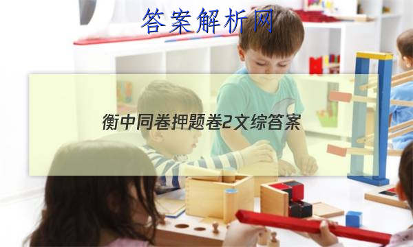 「2023衡中同卷押题卷2文综 答案」2023届衡中同卷调研卷 新高考X 语文(三)3试题