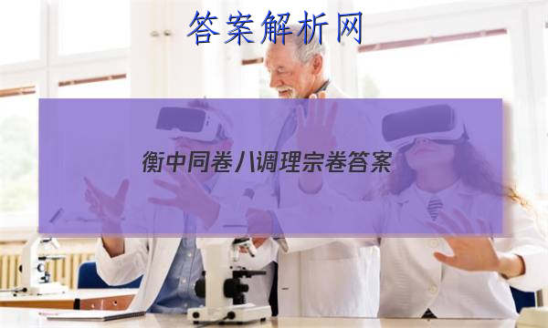 「2023衡中同卷八调理宗卷 答案」衡中同卷四调答案