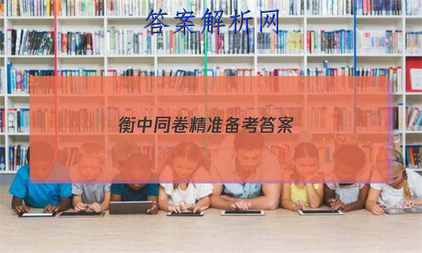 「2023衡中同卷精准备考 答案」衡中同卷专题卷