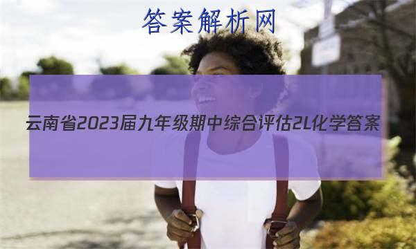 云南省2023届九年级期中综合评估[2L]化学答案 职业教育 第1张