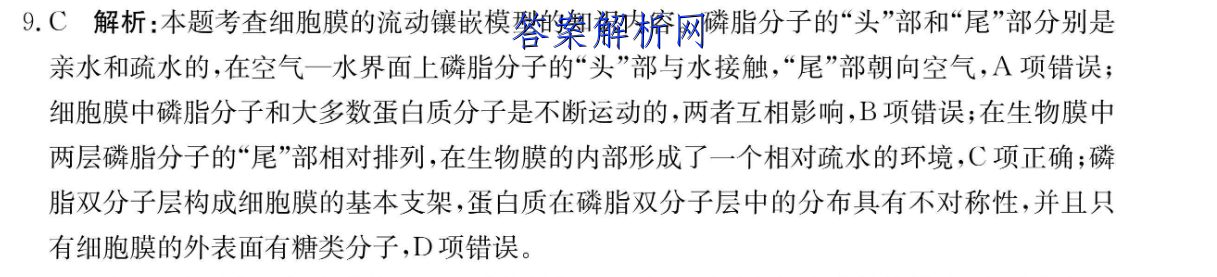 安徽省2023届高三新教材教研质量检测十四英语试题答案 职业教育 第2张