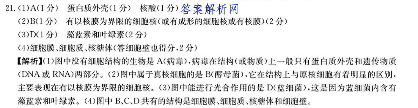 2022-2023学年辽宁省高二年级12月联考(23-LN01B)数学文理答案 职业教育 第2张