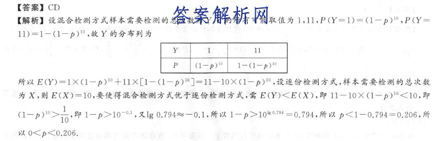 2023届福建省高三1月联考(23-256C)生物答案 职业教育 第2张